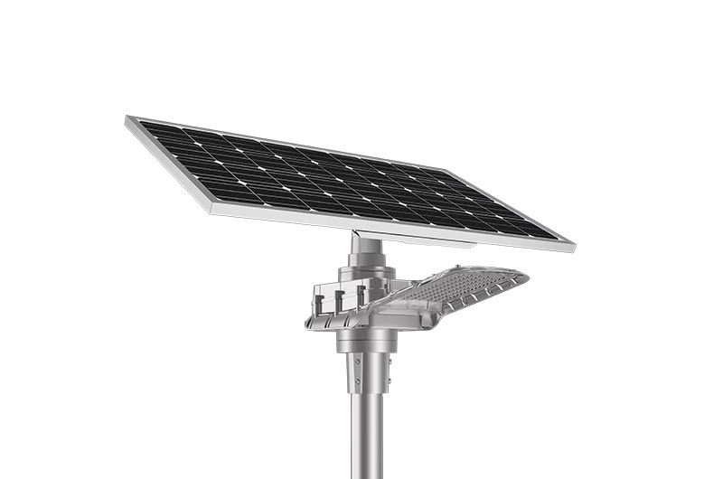 all in two solar street light fixture