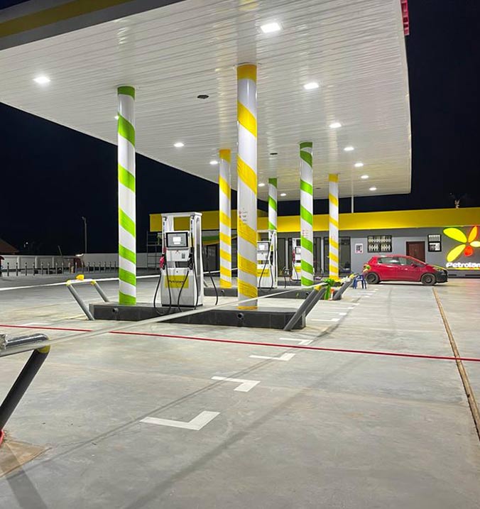 gas station lighting in Ghana-1