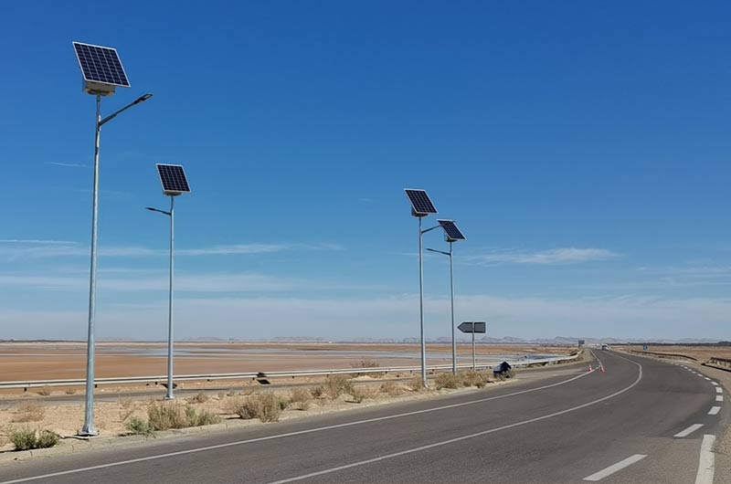 solar powered street light